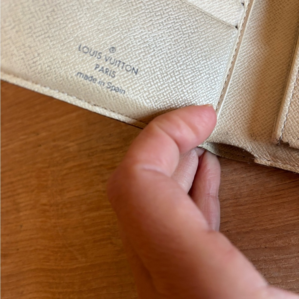 Authentic Louis Vuitton bifold  wallet Azur ebene - Picture 5 of 8